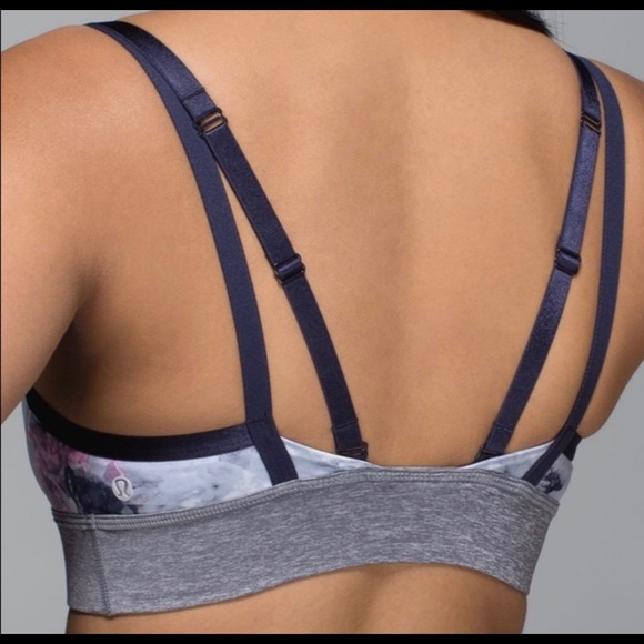 Lululemon sports bra. Size 6. Purple. “If you’re lucky bra” - Picture 4 of 4